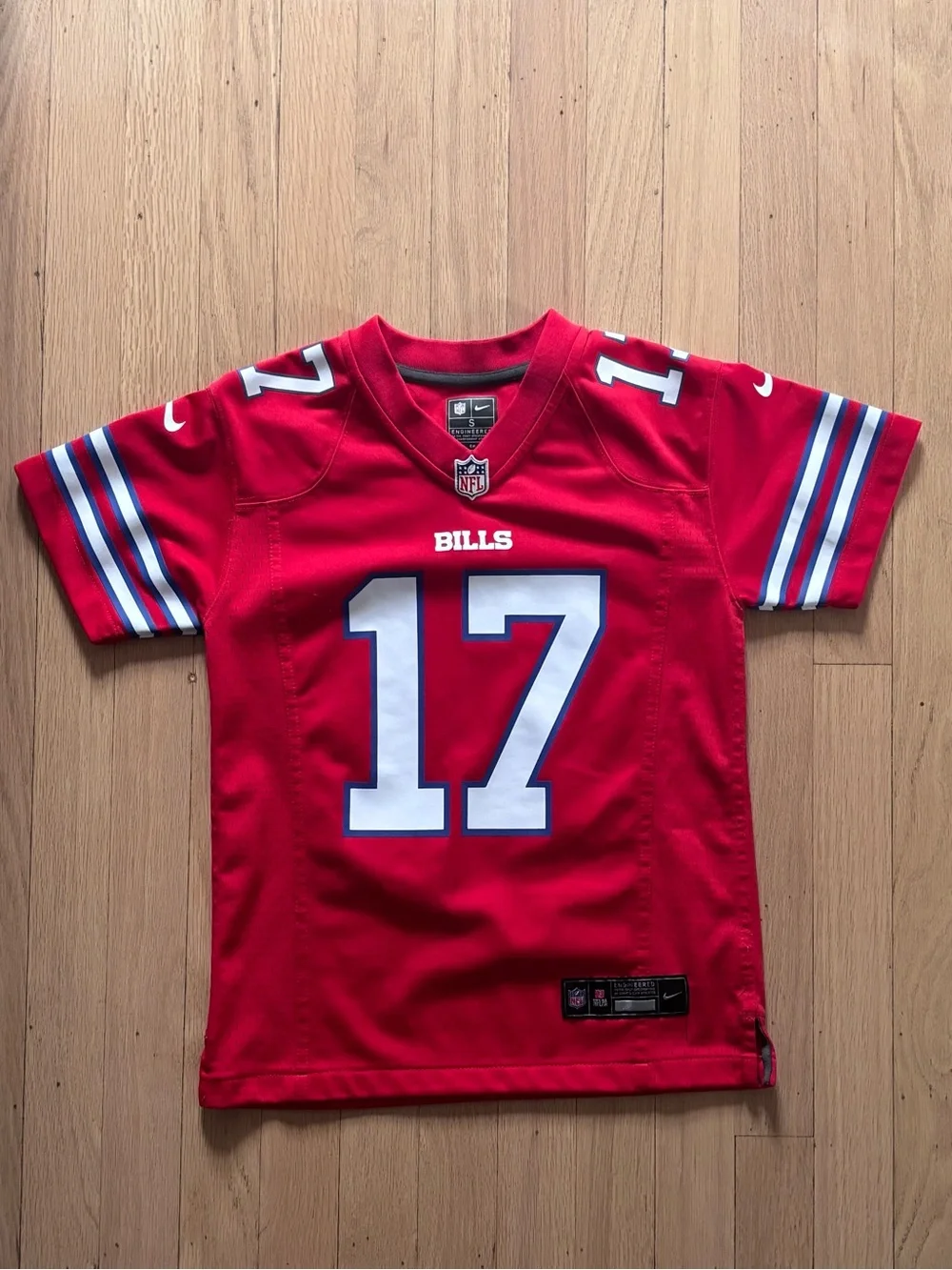 Nike NFL Kids' Josh Allen Buffalo Bills #17 Buffalo Bills Jersey, Red
